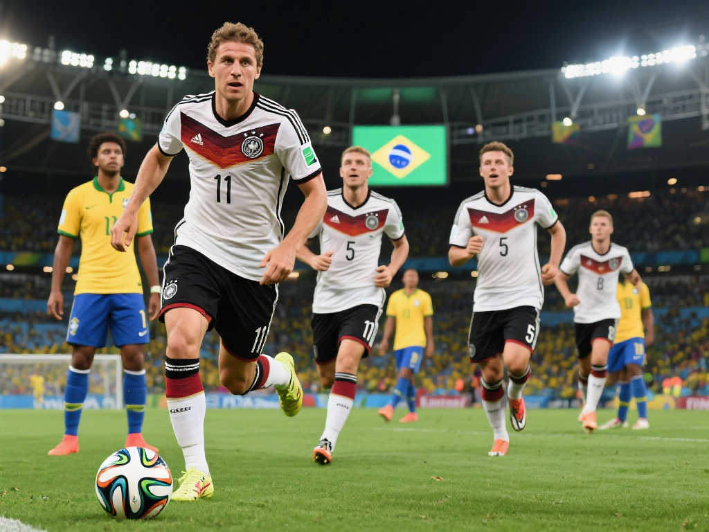 德国7比1狂胜巴西，创历史性比分